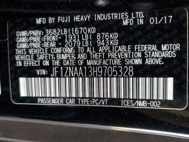 2017 Toyota 86 Base VIN: JF1ZNAA13H9705328 Lot: 58098764