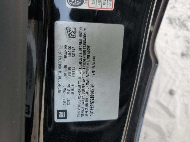 2018 Chevrolet Camaro Ss VIN: 1G1FE1R72J0145679 Lot: 58391934