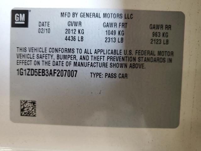 2010 Chevrolet Malibu 2Lt VIN: 1G1ZD5EB3AF207007 Lot: 59078954