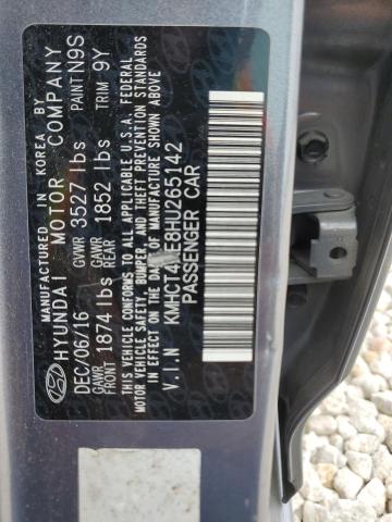 2017 HYUNDAI ACCENT SE - KMHCT4AE8HU265142
