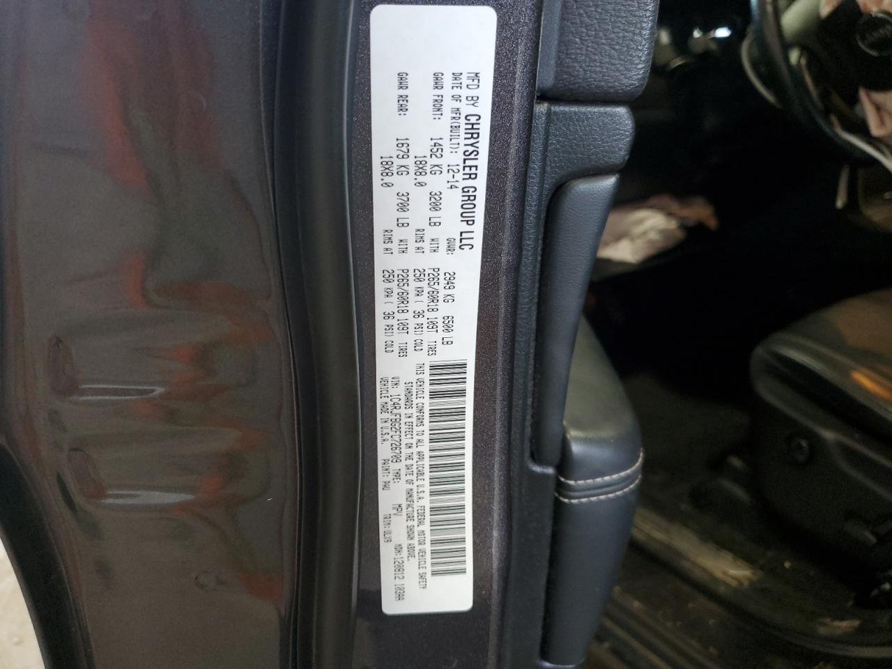 1C4RJFBG2FC726709 2015 Jeep Grand Cherokee Limited