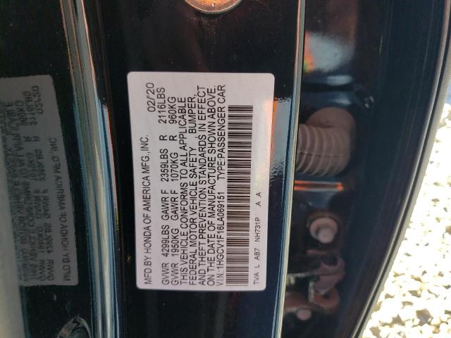 2020 HONDA ACCORD LX - 1HGCV1F16LA069151