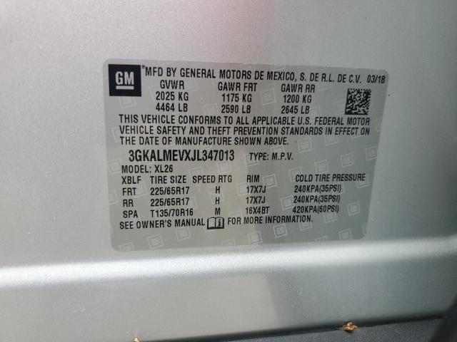 2018 GMC TERRAIN SL - 3GKALMEVXJL347013