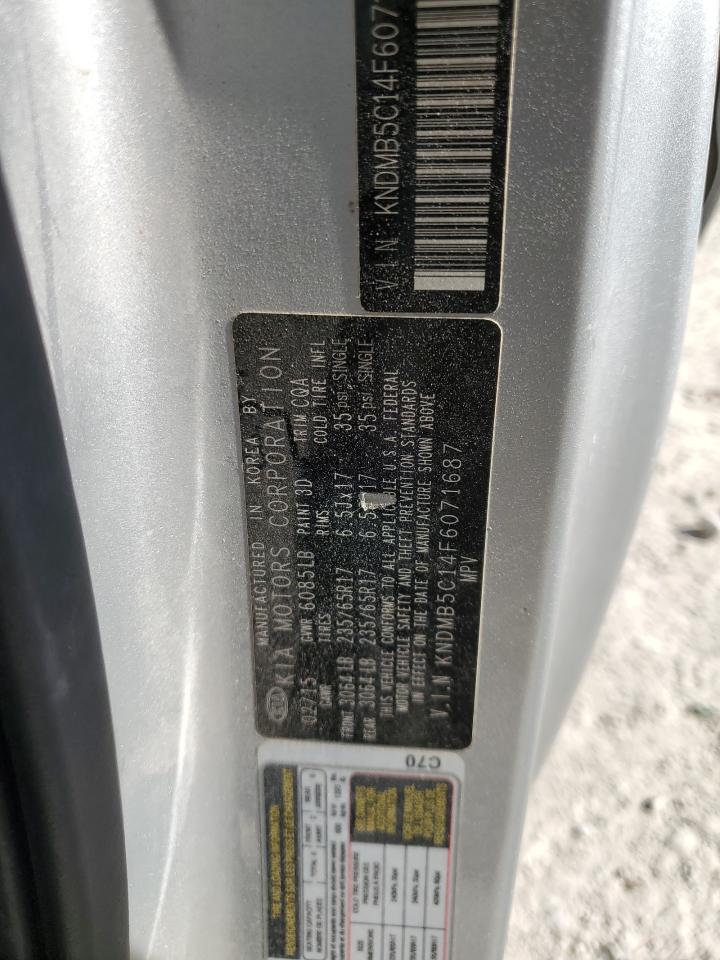 KNDMB5C14F6071687 2015 Kia Sedona Lx