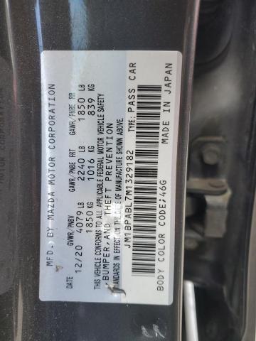 2021 Mazda 3 Select VIN: JM1BPABL7M1329182 Lot: 60767134