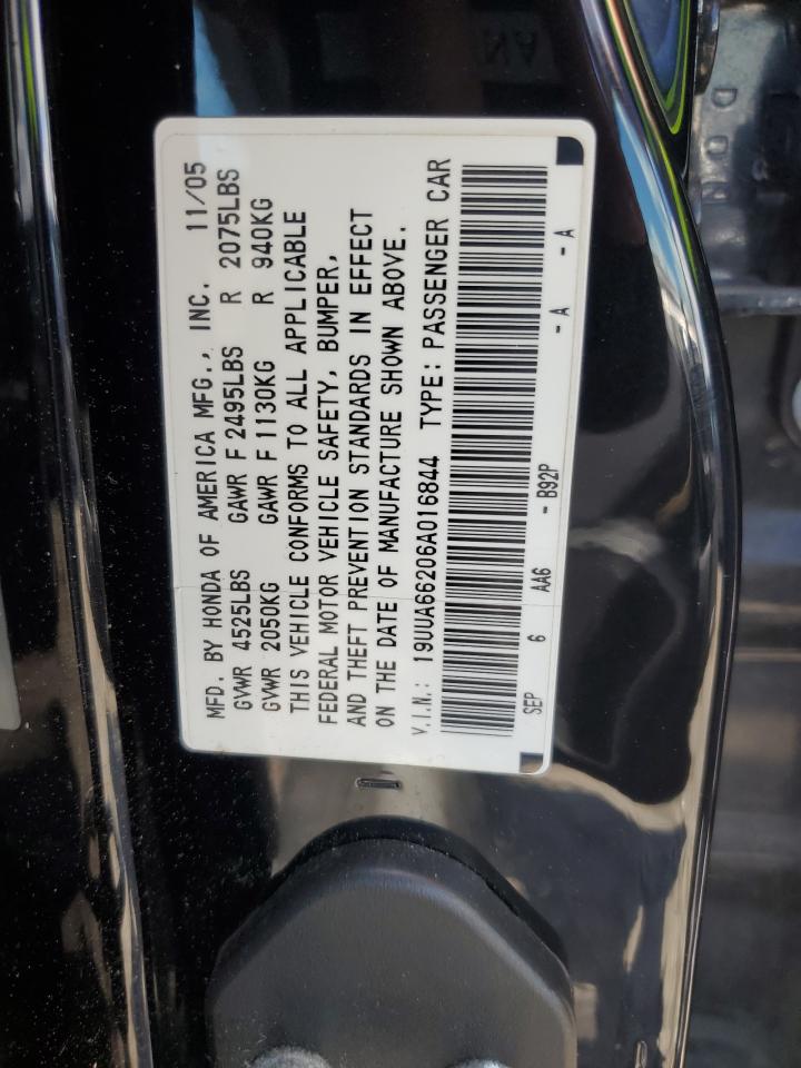 19UUA66206A016844 2006 Acura 3.2Tl