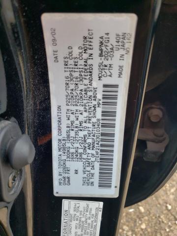 2003 Toyota Highlander Limited VIN: JTEHF21A230103408 Lot: 58913704