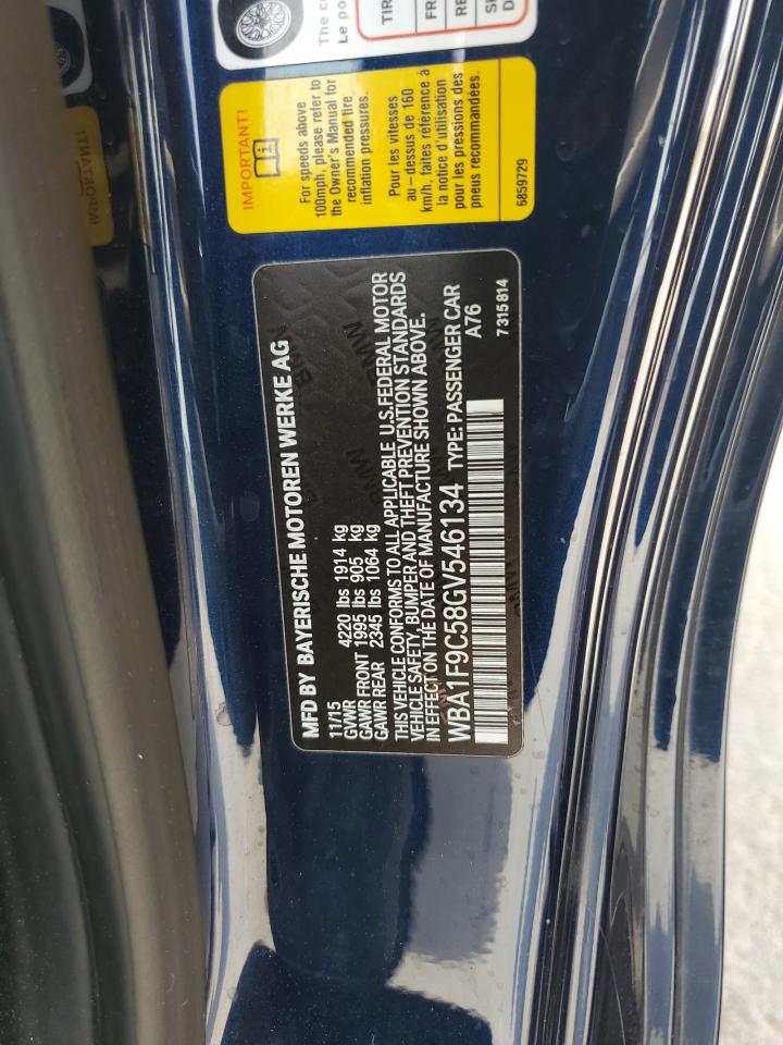 WBA1F9C58GV546134 2016 BMW 228 I Sulev