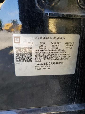 2018 Chevrolet Impala Premier VIN: 1G1125S30JU146338 Lot: 59836324