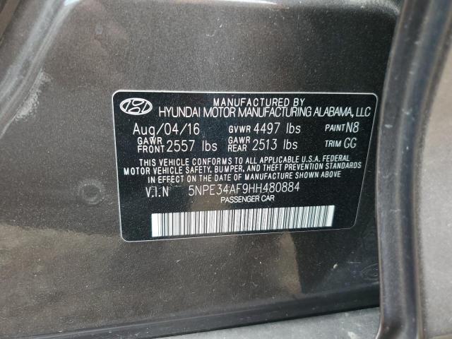 2017 Hyundai Sonata Sport VIN: 5NPE34AF9HH480884 Lot: 57247044