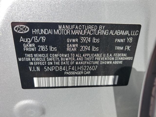 5NPD84LF4LH522607 2020 HYUNDAI ELANTRA - Image 12