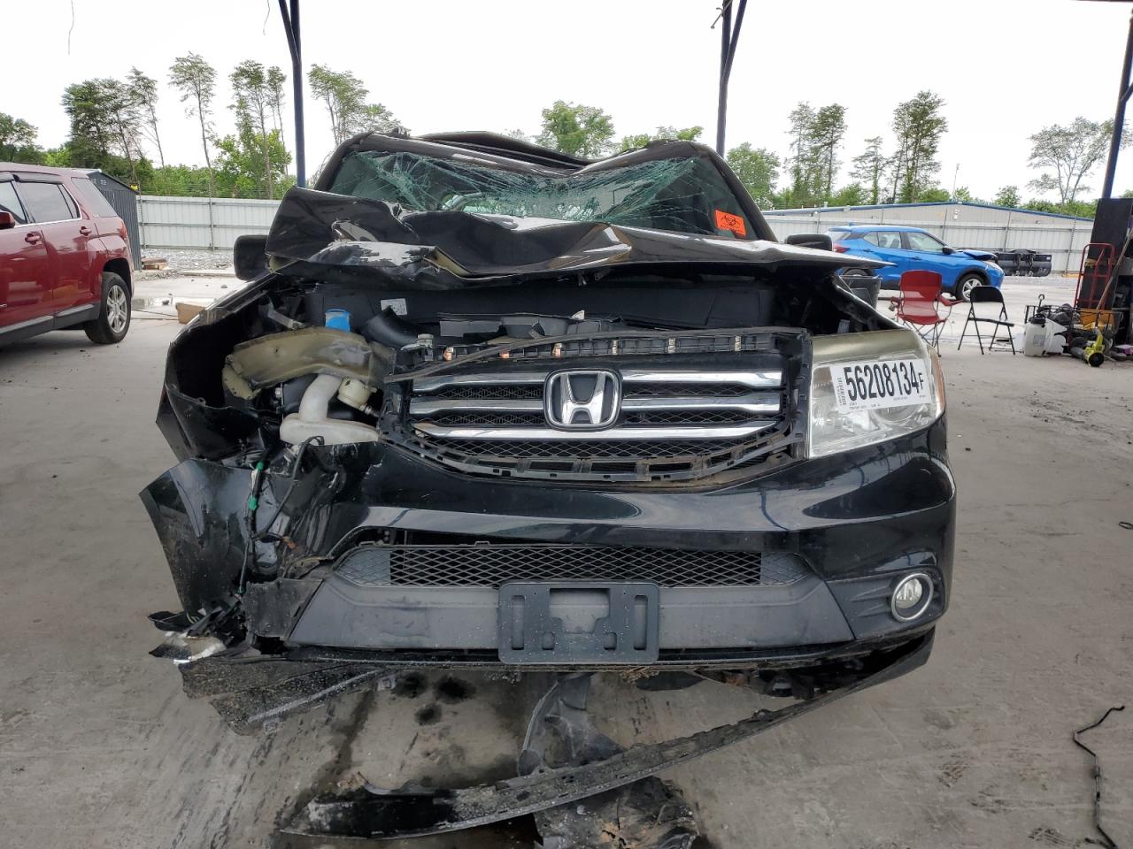 5FNYF3H5XEB008179 2014 Honda Pilot Exl