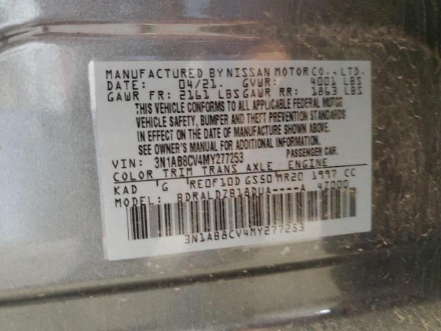 2021 NISSAN SENTRA SV - 3N1AB8CV4MY277253