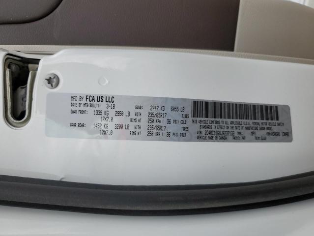 2018 Chrysler Pacifica Touring L VIN: 2C4RC1BGXJR237133 Lot: 58129884