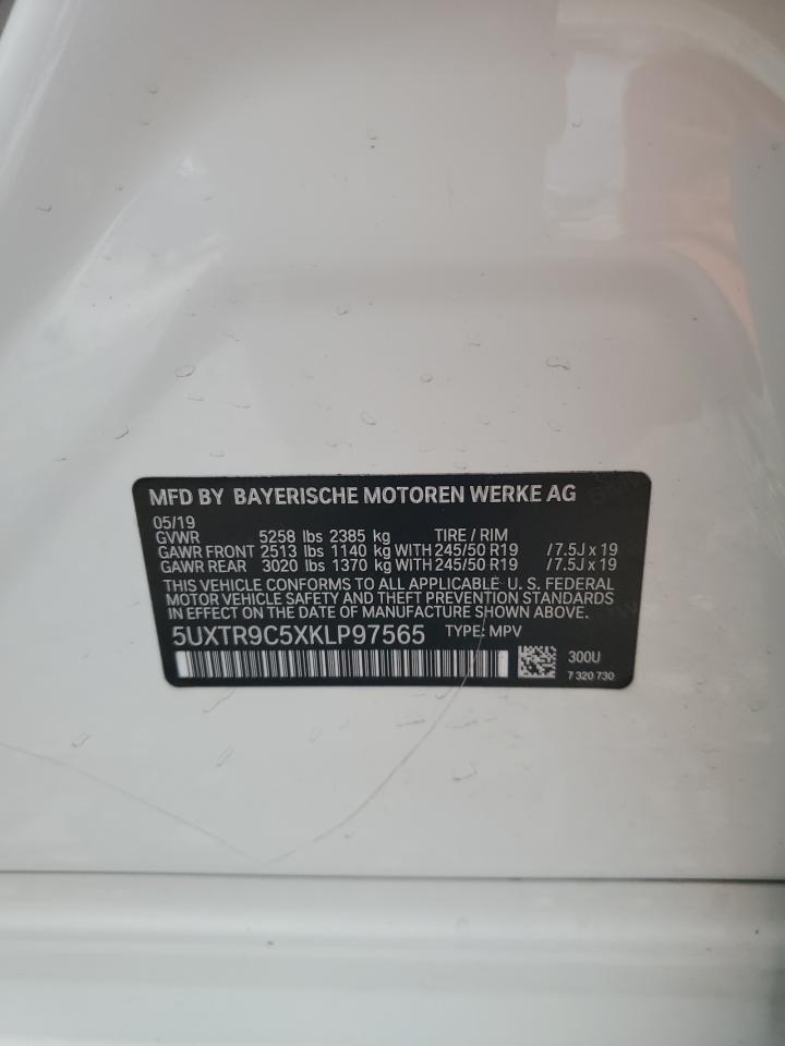 5UXTR9C5XKLP97565 2019 BMW X3 xDrive30I