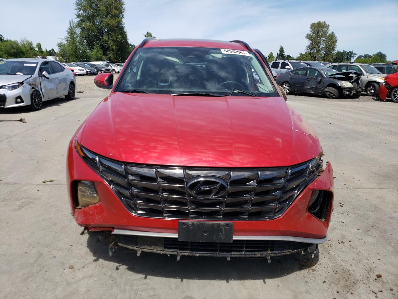 2022 Hyundai Tucson Sel vin: 5NMJCCAE9NH046702