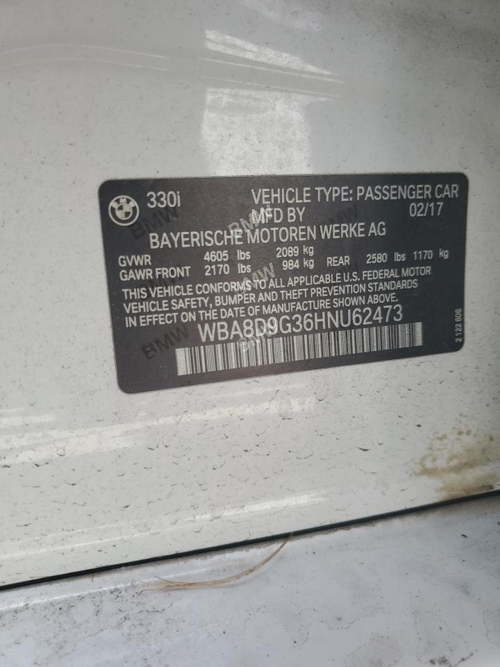 WBA8D9G36HNU62473 2017 BMW 330 Xi