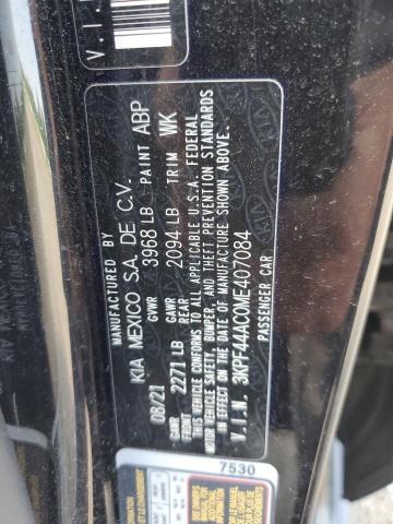2021 Kia Forte Gt VIN: 3KPF44AC0ME407084 Lot: 59841094