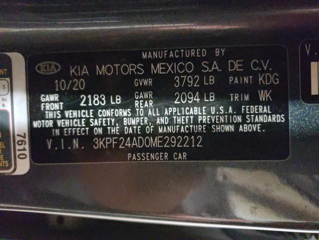 2021 KIA FORTE - 3KPF24AD0ME292212