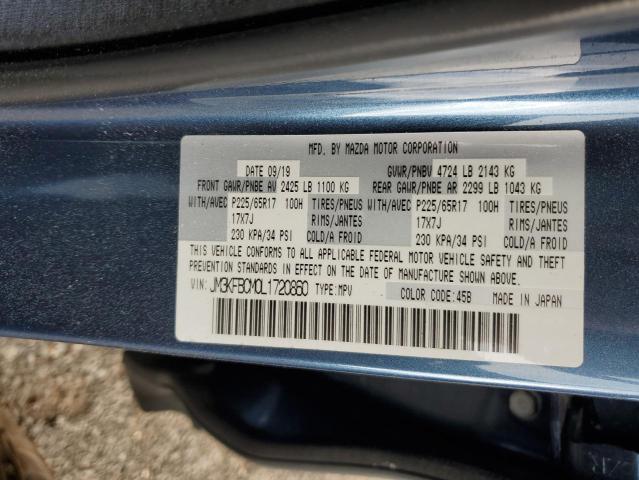 2020 Mazda Cx-5 Touring VIN: JM3KFBCM0L1720860 Lot: 58197614