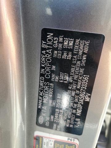 2016 Kia Soul + VIN: KNDJP3A58G7333561 Lot: 57374304