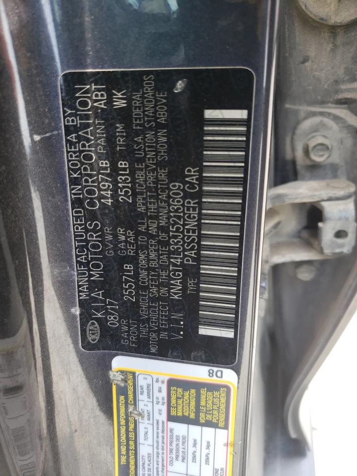 KNAGT4L33J5213609 2018 Kia Optima Lx