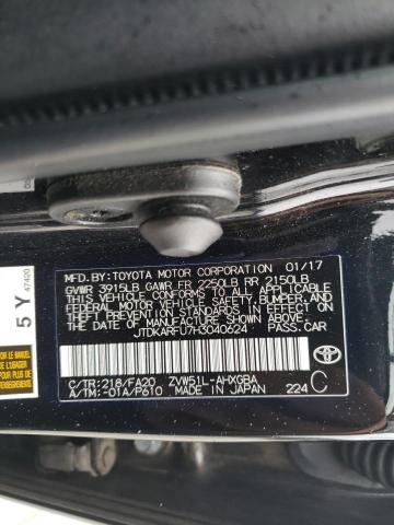 2017 Toyota Prius VIN: JTDKARFU7H3040624 Lot: 58668414