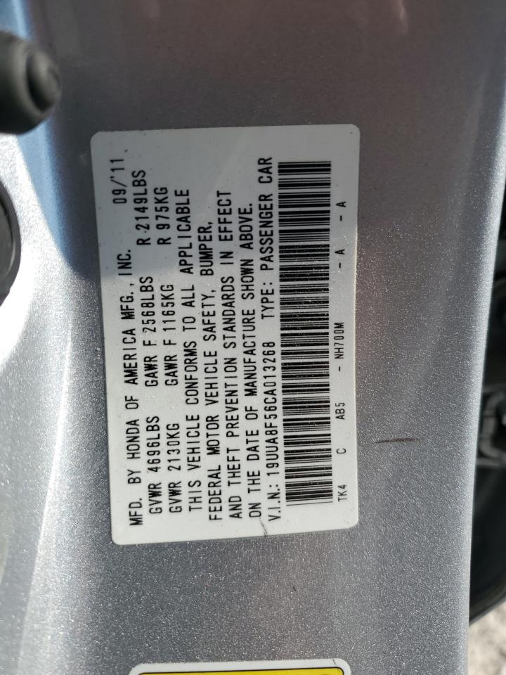 19UUA8F56CA013268 2012 Acura Tl