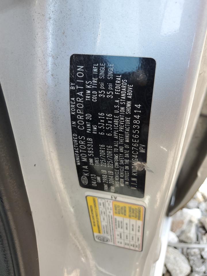 2014 Kia Sedona Lx vin: KNDMG4C76E6538414