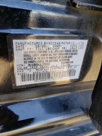 2020 Nissan Sentra Sr VIN: 3N1AB8DV3LY286202 Lot: 57989664