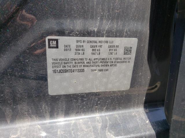 2014 Chevrolet Sonic Lt VIN: 1G1JC5SH7E4113335 Lot: 56845584