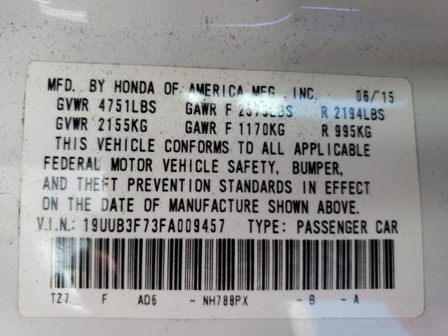2015 ACURA TLX ADVANC 19UUB3F73FA009457