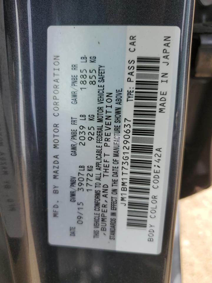 JM1BM1T73G1290637 2016 Mazda 3 Sport