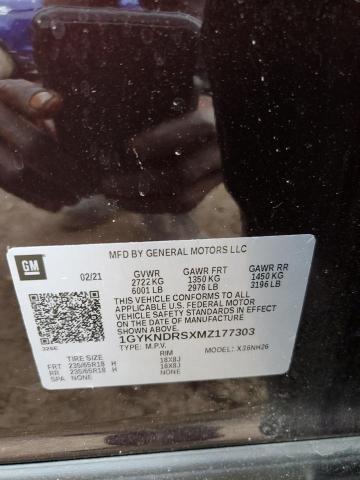 2021 Cadillac Xt5 Premium Luxury VIN: 1GYKNDRSXMZ177303 Lot: 60235714