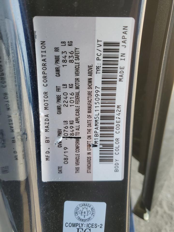 JM1BPAMM5L1150997 2020 Mazda 3 Preferred