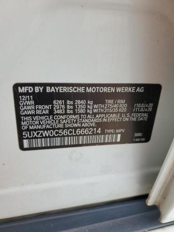 2012 BMW X5 xDrive35D VIN: 5UXZW0C56CL666214 Lot: 58600474