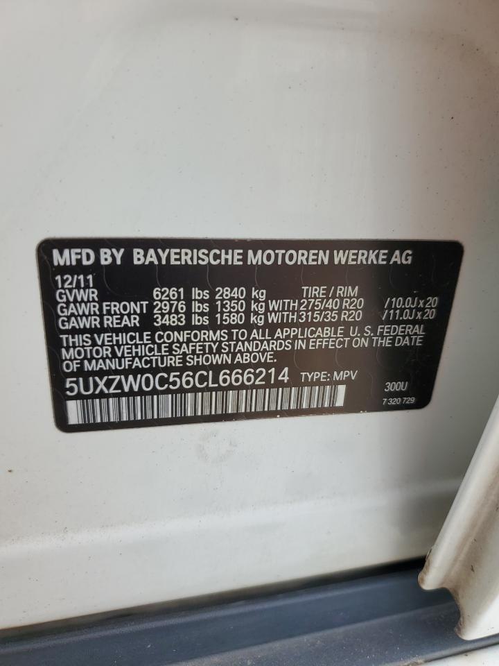 5UXZW0C56CL666214 2012 BMW X5 xDrive35D