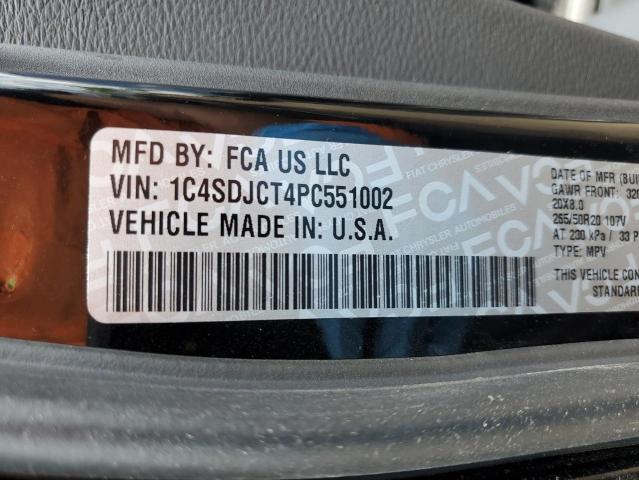 2023 Dodge Durango R/T VIN: 1C4SDJCT4PC551002 Lot: 56444574