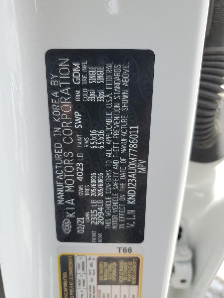 KNDJ23AU0M7786011 2021 Kia Soul Lx