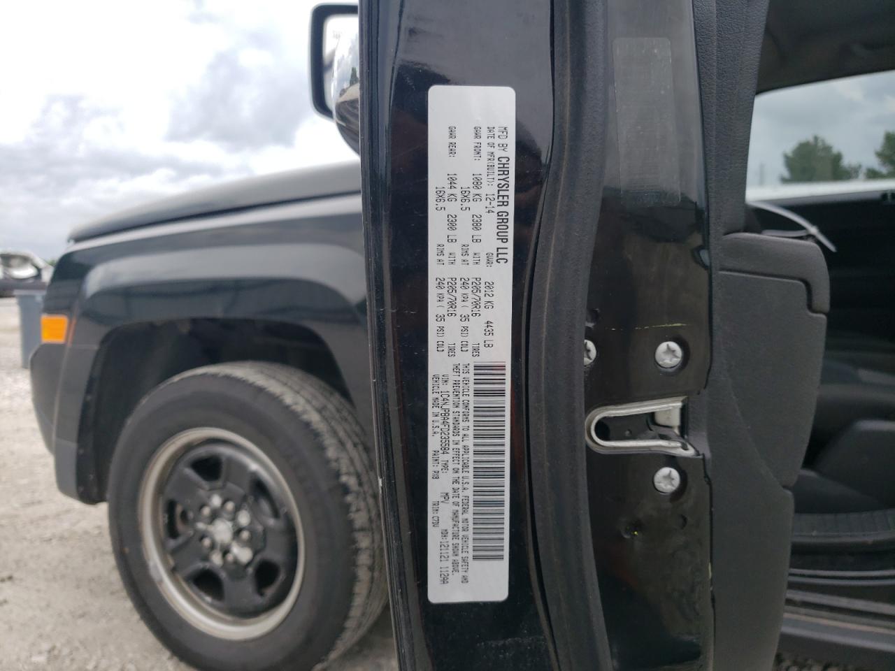 1C4NJPBA4FD235584 2015 Jeep Patriot Sport 1C4NJPBA4FD235584 2015 Jeep Patriot Sport