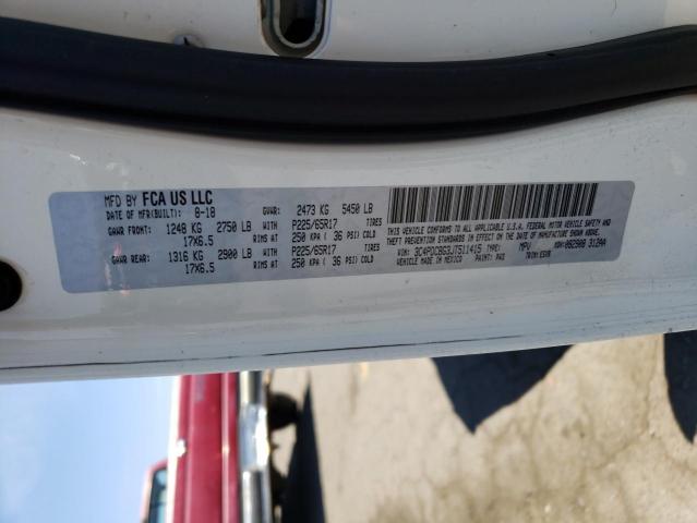 2018 Dodge Journey Sxt VIN: 3C4PDCBG3JT511415 Lot: 59847684