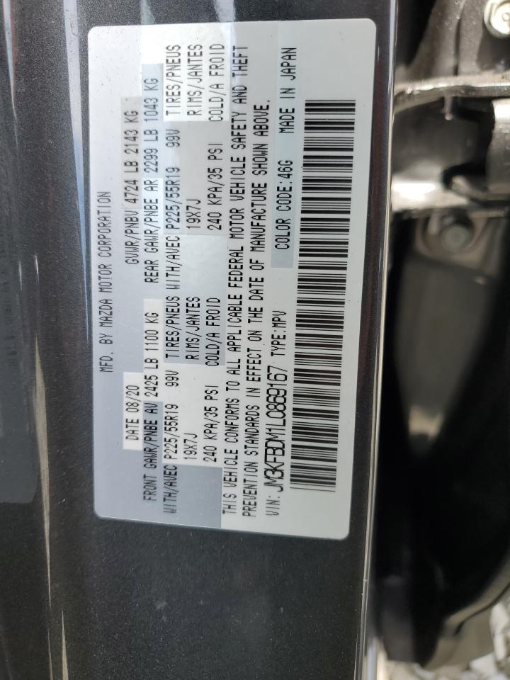 JM3KFBDM1L0869167 2020 Mazda Cx-5 Grand Touring