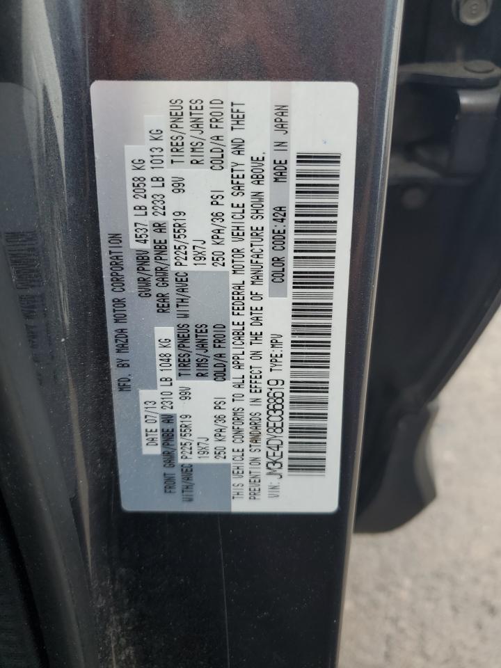 JM3KE4DY8E0368619 2014 Mazda Cx-5 Gt