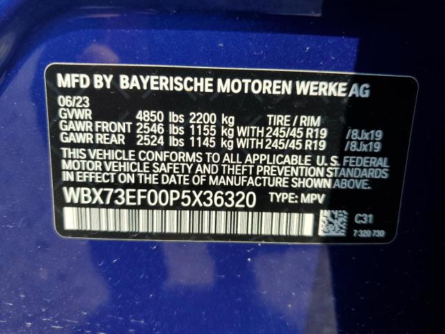 VIN WBX73EF00P5X36320 2023 BMW X1, Xdrive28I no.13