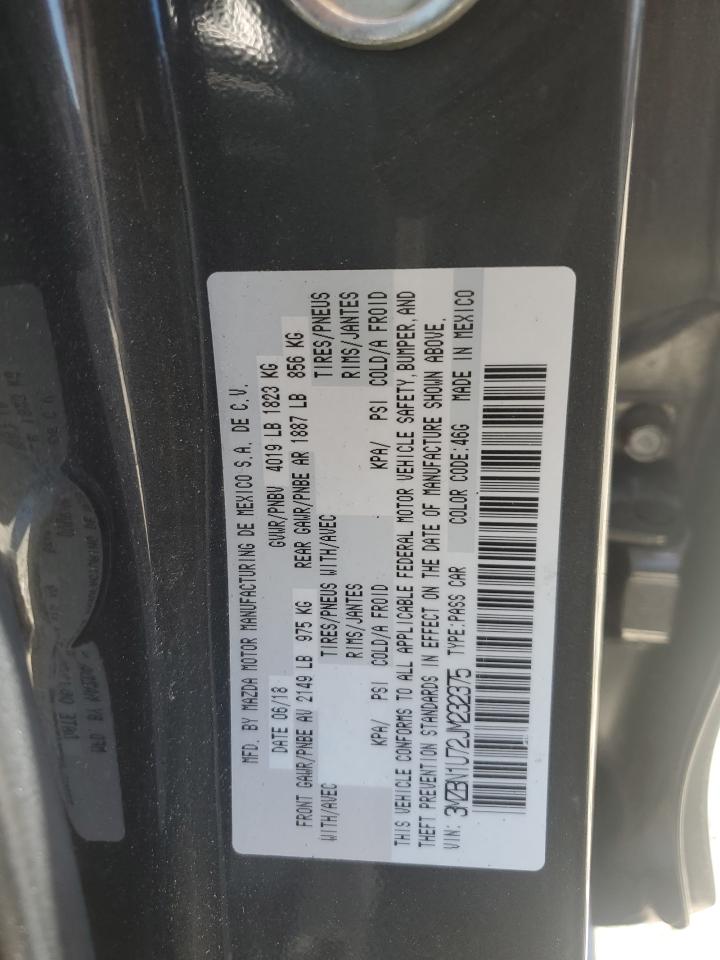 3MZBN1U72JM232375 2018 Mazda 3 Sport