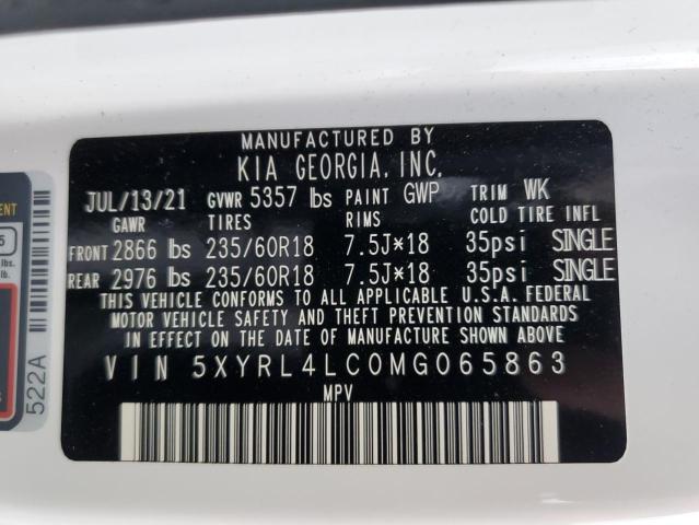 5XYRL4LC0MG065863 2021 KIA SORENTO - Image 14