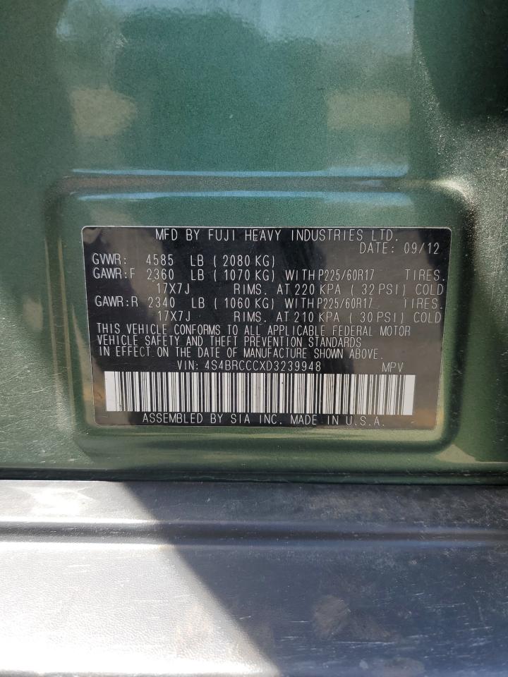 4S4BRCCCXD3239948 2013 Subaru Outback 2.5I Premium