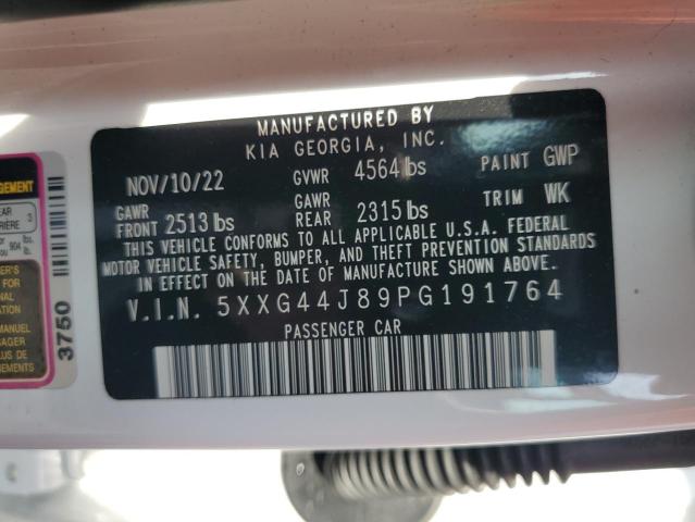 2023 Kia K5 Gt VIN: 5XXG44J89PG191764 Lot: 59337544
