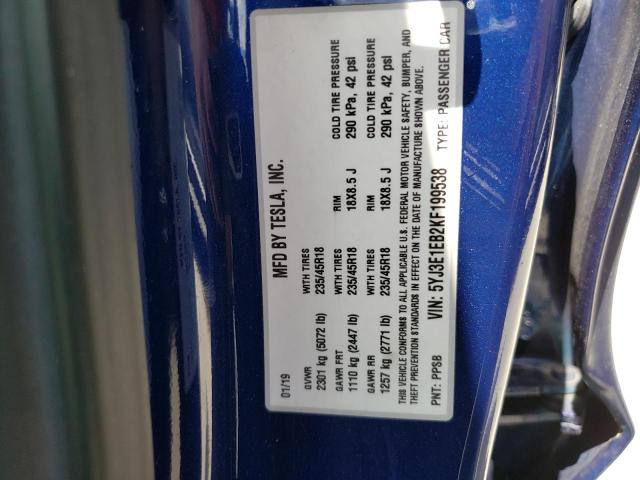 2019 TESLA MODEL 3 - 5YJ3E1EB2KF199538