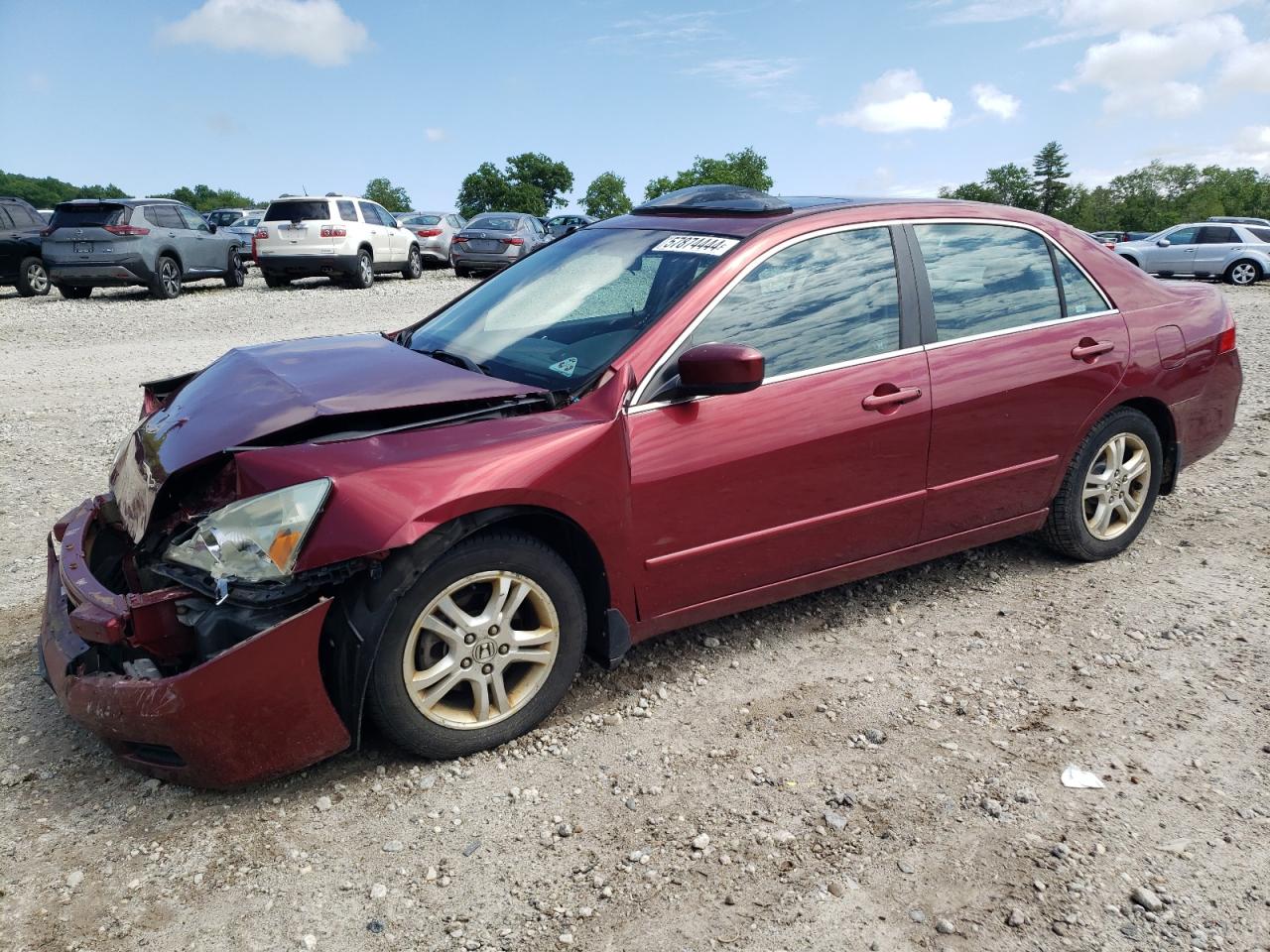 1HGCM56736A046073 2006 Honda Accord Ex